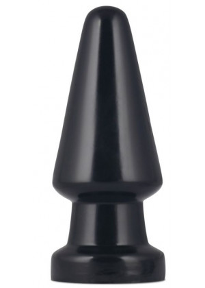 Черная анальная пробка King-Sized Anal Shocker - 19 см.