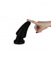 Черная анальная пробка King-Sized Anal Shocker - 19 см.