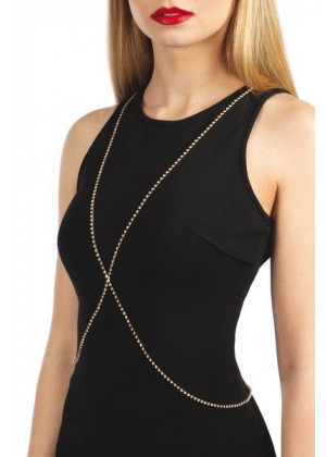 Золотистые цепочки на тело BIJOUX DE CORPS ELENA OR