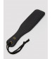 Черная шлепалка Bound to You Faux Leather Small Spanking Paddle - 25,4 см.