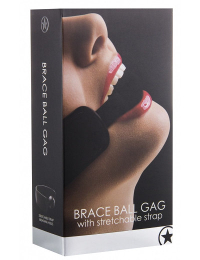 Кляп Brace Balll Black