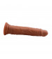 Кофейный фаллоимитатор Lascivious Dildo - 21,4 см.