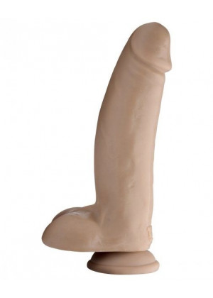 Большой гладкий фаллоимитатор Ready Steady Realistic Dildo - 26 см.