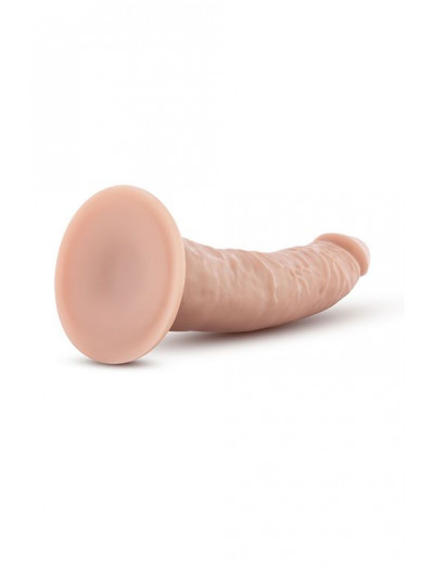 Телесный фаллоимитатор Dr. Skin 7 Inch Cock With Suction Cup - 19 см.