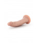 Телесный фаллоимитатор Dr. Skin 7 Inch Cock With Suction Cup - 19 см.