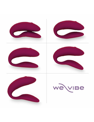 Ярко-розовый вибратор для пар We-Vibe Sync