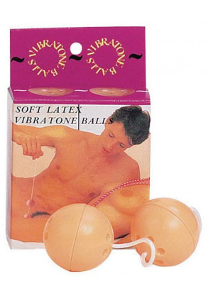 Вагинальные шарики со смещенным центром тяжести SOFT LATEX VIBRATONE BALL