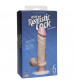 Вибромассажер-реалистик телесного цвета на присоске The Realistic Cock Vibrating 6” - 21,6 см.
