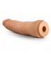 Насадка-фаллоимитатор для трусиков с плугом Realistic 7.5 Inch Lock On Dildo - 19 см.