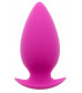 Большая розовая анальная пробка BOOTYFUL ANAL PLUG LARGE PINK - 10 см.