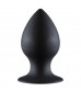 Чёрная анальная пробка Thick Anal Plug Small - 7,8 см.