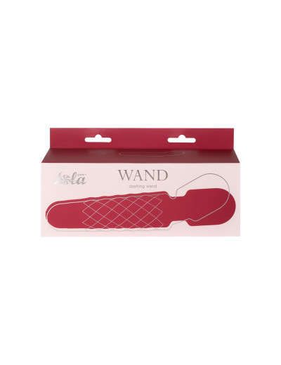 Красный вибромассажер Dashing Wand - 21 см.