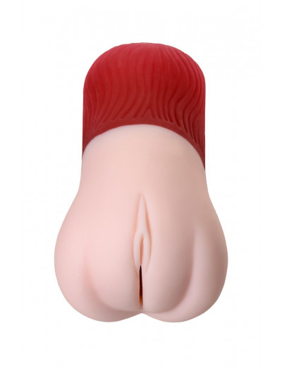 Телесный реалистичный мастурбатор с выпадающей маткой Gokusai Uterus