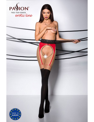 Колготки с имитацией чулок и пояса