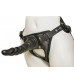 Насадка-фаллоимитатор на кожаных трусиках Harness Ultra Realistic 6,5  - 18,5 см.
