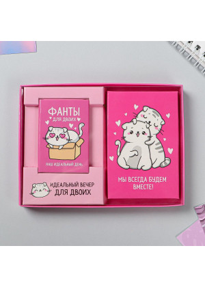 Романтические фанты-карты «Котики»