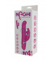 Розовый вибратор-кролик NAGHI NO.41 RECHARGEABLE DUO VIBRATOR - 24 см.