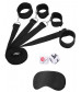 Черный игровой набор БДСМ Under The bed Binding Restraint Kit