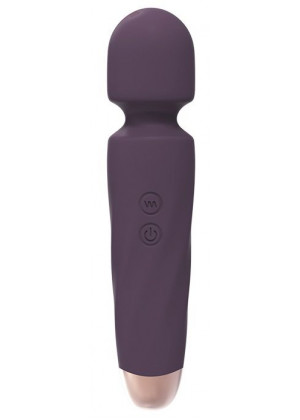 Фиолетовый вибромассажёр NOMIA - 19,5 см.