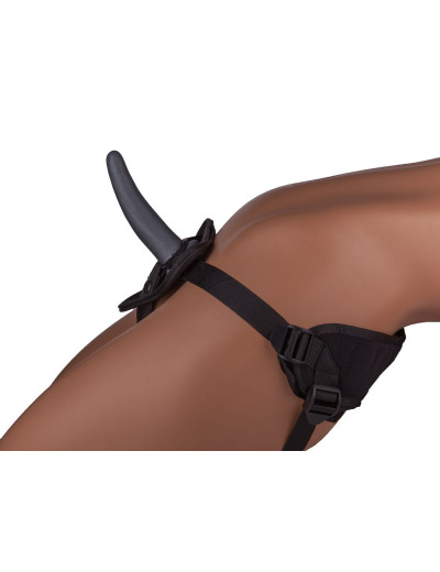 Страпон-унисекс с двумя насадками UNI strap 7  Harness - 19 и 12 см.