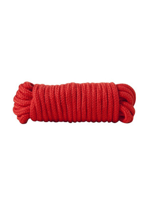 Красная хлопковая верёвка Bondage Rope 16 Feet - 5 м.