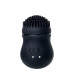 Черный стимулятор клитора PPP CURU-CURU BRUSH ROTER