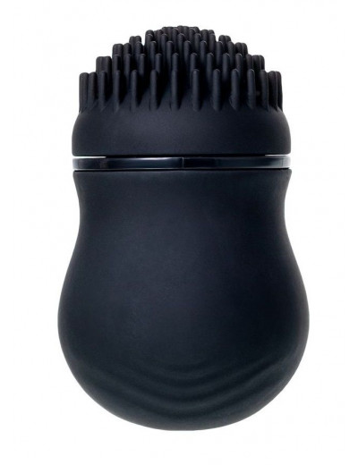 Черный стимулятор клитора PPP CURU-CURU BRUSH ROTER