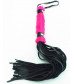 Нежная плеть с розовым мехом BDSM Light - 43 см.