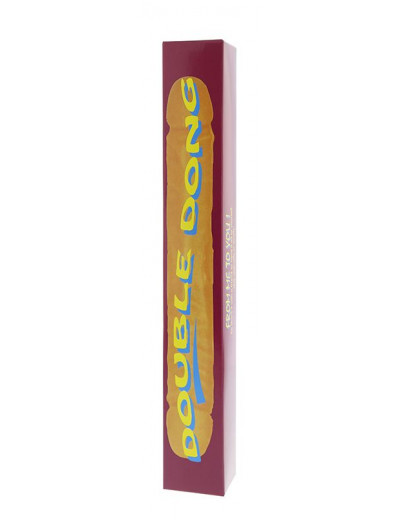 Двойной фиолетовый фаллоимитатор DOUBLE DONG LAVENDER - 30 см.