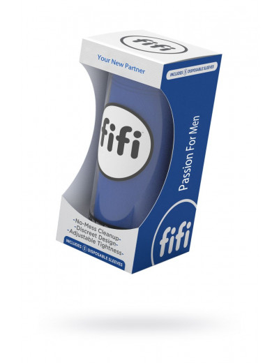 Синий нереалистичный мастурбатор FIFI MALE
