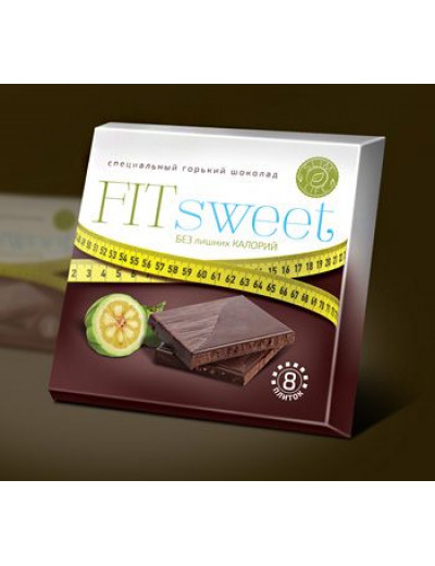 Горький шоколад Fit sweet - 40 гр.