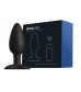 Чёрная вибровтулка NEXUS ACE LARGE с дистанционным управлением - 14 см.