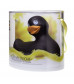 Чёрный вибратор-утенок I Rub My Duckie