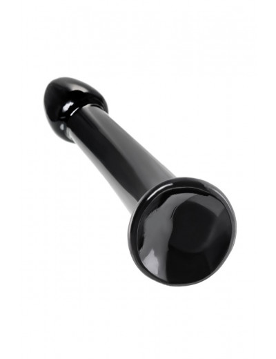 Черный фаллоимитатор Jelly Dildo M - 18 см.