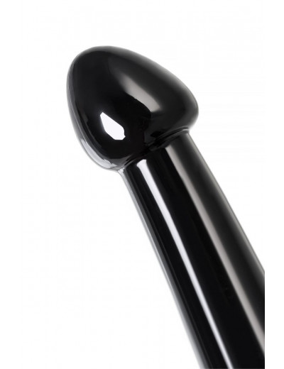 Черный фаллоимитатор Jelly Dildo M - 18 см.
