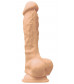 Телесный фаллоимитатор на присоске 7 Dildo - 22,3 см.