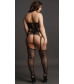 Непрозрачный боди-комбинезон Lace Suspender Bodystocking