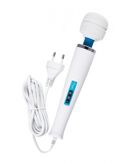 Белый вибромассажёр Magic Wand Europe - 31,5 см.
