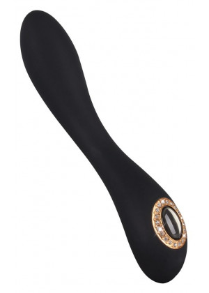 Черный элегантный вибратор Cleopatra G-Spot Vibrator - 19,7 см.