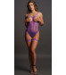 Боди с открытыми чашками и гартерами Open-cup Strappy Teddy