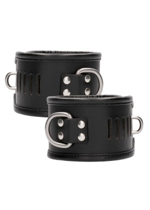 Черные поножи Restraint Ankle Cuff With Padlock