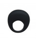 Черное вибрирующее эрекционное кольцо Trap