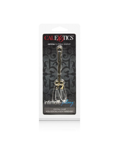 Зажим для половых губ с прозрачными кристаллами Cleopatra Collection Clitoral Jewelry Crystals