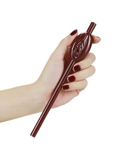 Разноцветные трубочки для напитков в виде вагины Pussy Straws - 9 шт.