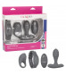 Серый вибронабор Silicone Remote Adventure Set