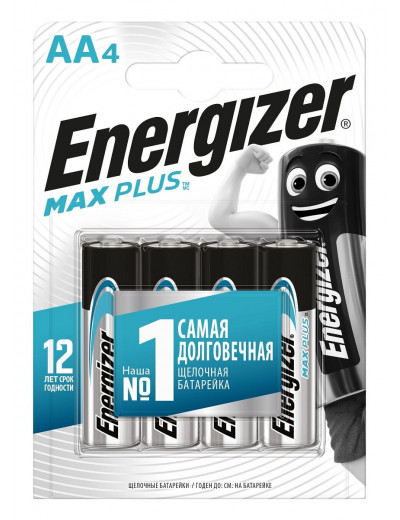 Батарейки Energizer MAX PLUS LR6/E91 AA 1.5V - 4 шт.
