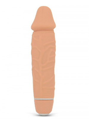 Телесный вибратор PURRFECT SILICONE CLASSIC MINI - 15 см.