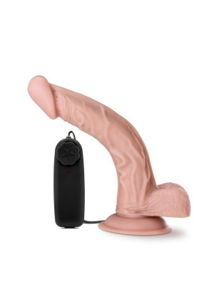 Телесный вибратор-реалистик Dr. Sean 8 Inch Vibrating Cock - 20,3 см.