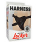 Черные трусики для страпона HARNESS Locker размера XS-M
