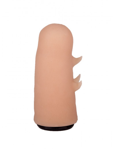 Черный пояс-трусики с двумя насадками Soft-Dolli - 16,5 и 10,5 см.